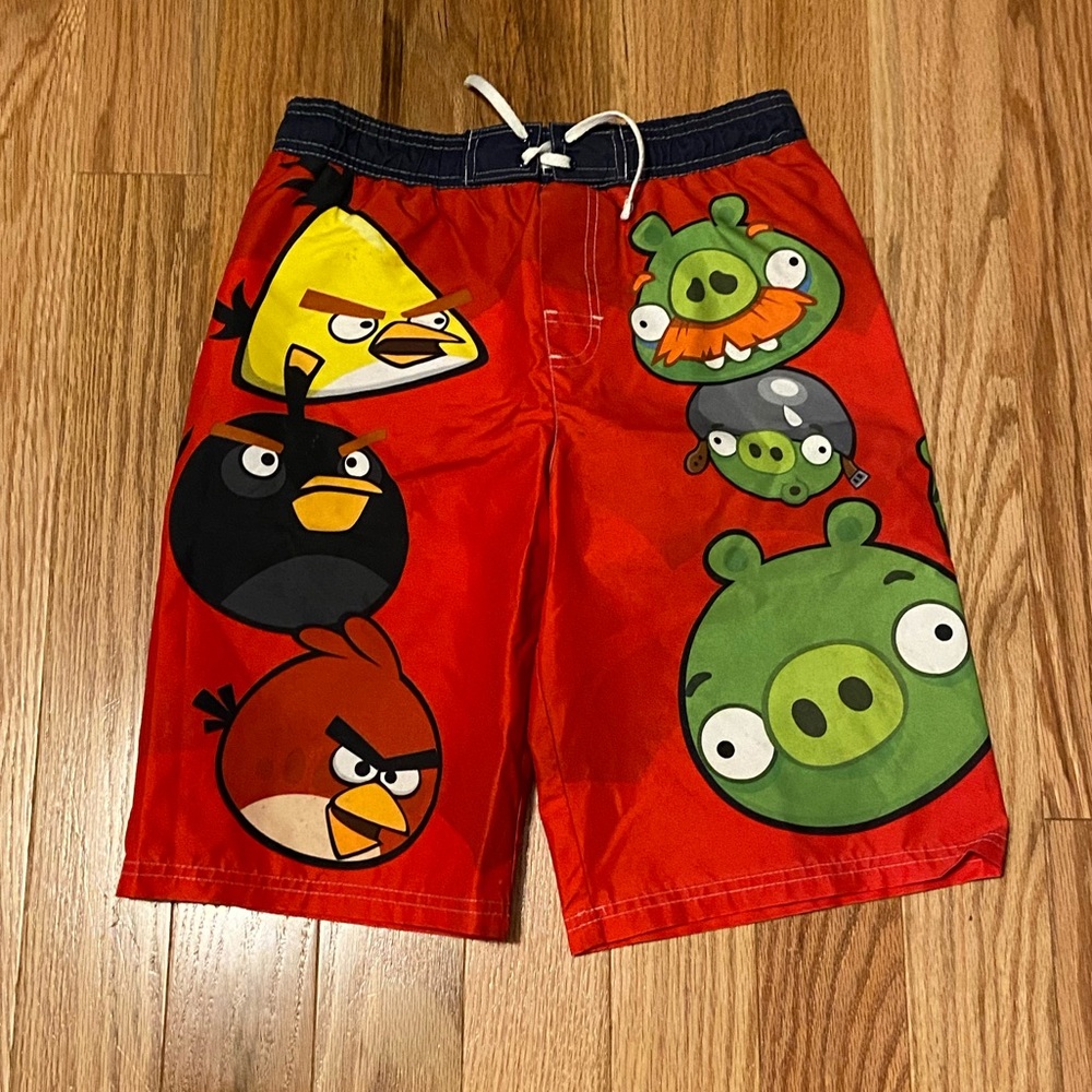 Angry birds boys swimsuit size 8